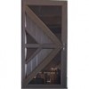 Aluminium & Glass Pivot Door Arrow Design