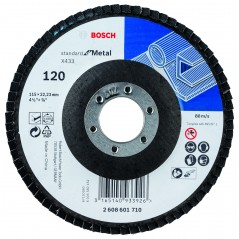 Bosch Flap Disc Metal 115x22.23x120, BOSCH - Cashbuild