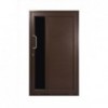 Door Aluminium Pivot 1200 X 2090 Hlf Glass Br