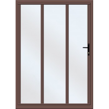 Door Aluminium Stack Folding 1.8m Bronze Left Hand Open out, IBUILT - Cashbuild