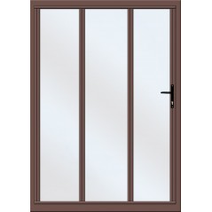 Door Aluminium Stack Folding 1.8m Bronze Right Hand Open out, IBUILT - Cashbuild