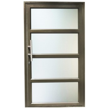 Door Aluminium Pivot 1200 X 2090 Horizontal Br