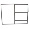 Window Frame Steel Td57s8 F7 Left Hand