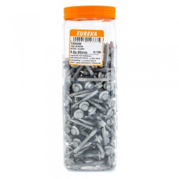 Eureka Self Drilling Tek Screw Steel T3 55x50mm Quantity:130