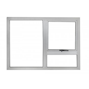 Window Frame Aluminium 28-pt129 Natural Clear Left Hand
