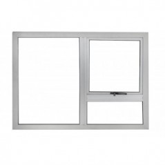 Window Frame Aluminium 28-pt129 Natural Clear Left Hand