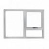 Window Frame Aluminium 28-pt129 Natural Clear Left Hand