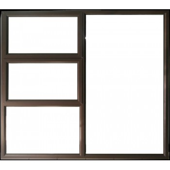 Window Frame Aluminium Ptt2118 Bronze