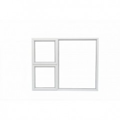 Window Frame Aluminium 28-ptt1512 Natural Clear Left Hand