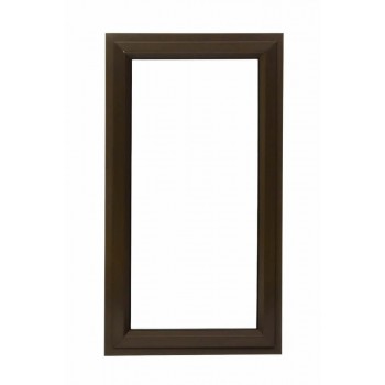 Window Frame Aluminium 28-ps59 Bronze Clear Left Hand
