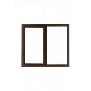 Window Frame Aluminium 28-ps109 Bronze Clear Left Hand