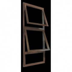 Window Frame Aluminium 28-ptt915 Bronze Clear