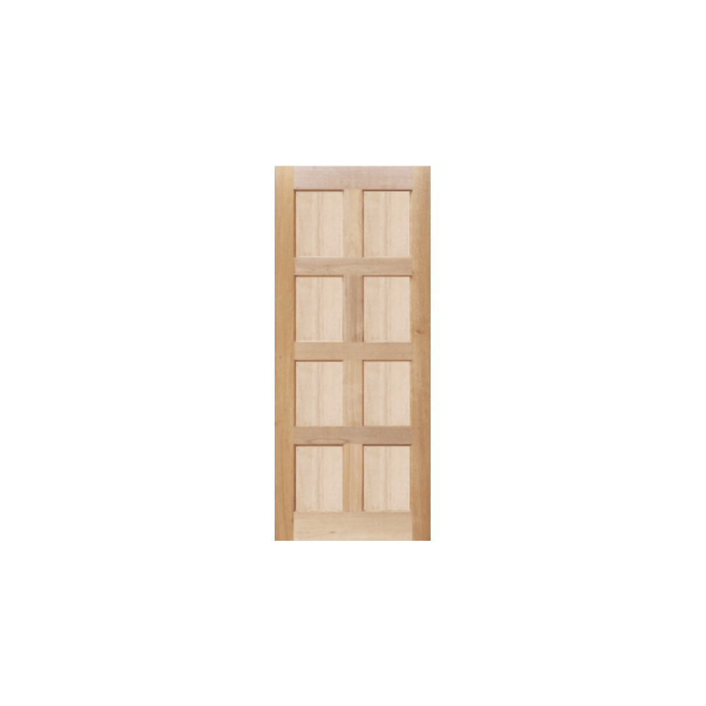 Door Wood Champion 8 Panel Flat Door Wood Champion 8 Panel Flat