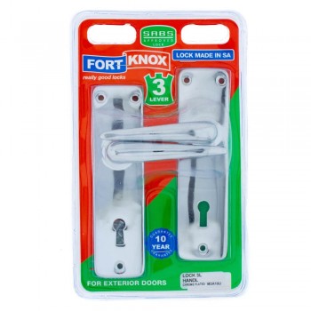 3-lever Lockset Chrome Plated Handles