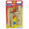 2-lever Lockset Brass Plated Handles
