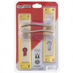 Fire-star -satin Nickle Bronze 8” Handles & Euro Mortise Lock