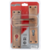 Burchell -brushed Bronze 8” Handles & Euro Mortise Lock