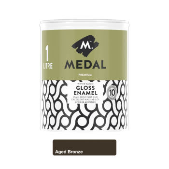 Medal gloss Enamel 1L Aged Bronze, MEDAL - Cashbuild