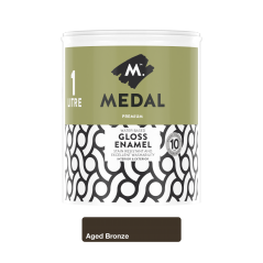 Medal gloss Enamel 1L Aged Bronze, MEDAL - Cashbuild