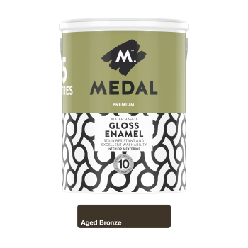 Medal gloss Enamel 5L Aged Bronze, MEDAL - Cashbuild