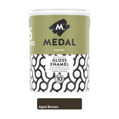 Medal gloss Enamel 5L Aged Bronze, MEDAL - Cashbuild