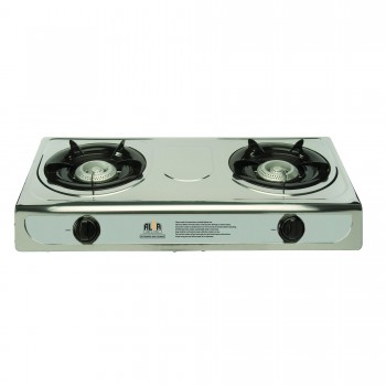 Stainless Steel 2 Burner LP Gas Stove, ALVA - Cashbuild