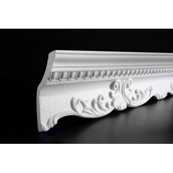 Polystyrene Cornice Déco 110x45mm 2.0m 3 X Pack