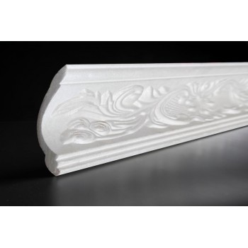 Polystyrene Cornice Wafer 105x90mm 2.0m 3 X Pack