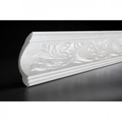 Polystyrene Cornice Wafer 105x90mm 2.0m 3 X Pack