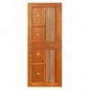 Door Wood Verona 4 Panel Bronze Stable
