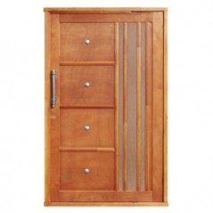 Door Wood Verona 4 Panel Bronze Pivot Set