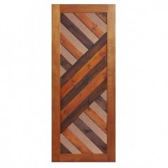 Door Wood Herringbone Bronze Std