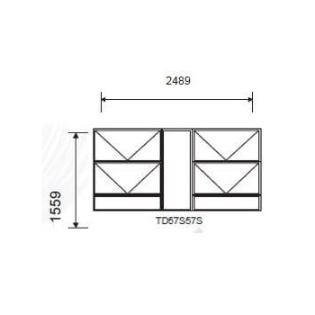 Window Frame Steel Td57s57s F7