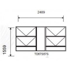 Window Frame Steel Td57s57s F7