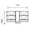 Window Frame Steel Td57s57s F7