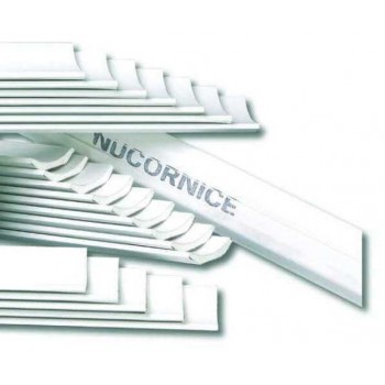 Nutec Cornice Plain 75mm 3.6m