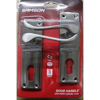 Samson Lock Set Sabs Cyl Ms Vic Scr 6" Sn