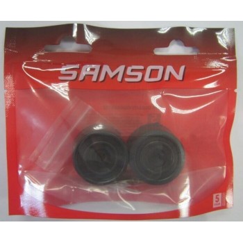 Door Stopper Rubber Round Black