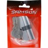 Samson Cylinder Euro 65mm Chrome Plated, SAMSON - Cashbuild