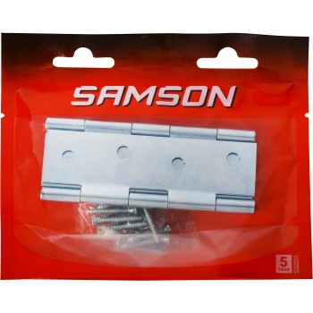 Samson Hinge Butt Steel 100mm Zinc Plated, SAMSON - Cashbuild