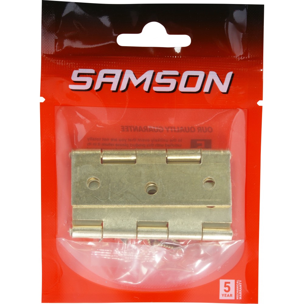 Samson Hinge Butt Steel 65mm Brass Plated, SAMSON - Cashbuild Samson Hinge Butt Steel 65mm Brass Plated, SAMSON - Cashbuild