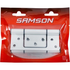 Samson Hinge Flush Aluminium 100mm Natural, SAMSON - Cashbuild