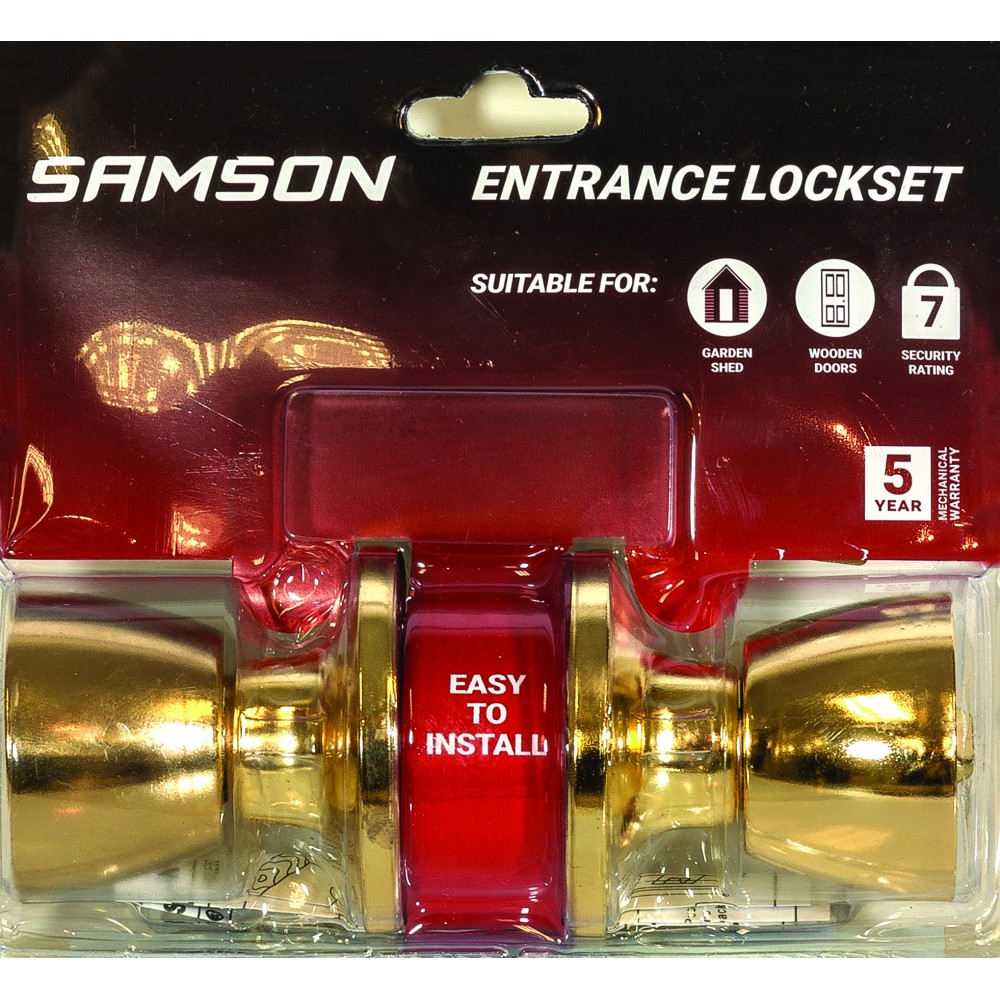 Samson Lock Set Entr Tulip Knob Bronze Plated, - Cashbuild Samson Lock Set Entr Tulip Knob Bronze Plated, - Cashbuild