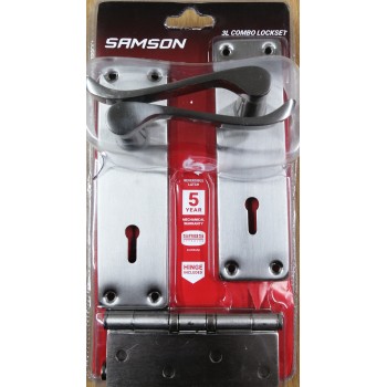 Samson Lock Set Key 3Lever SABS 6" Victorian Scroll Bb-h - Cashbuild