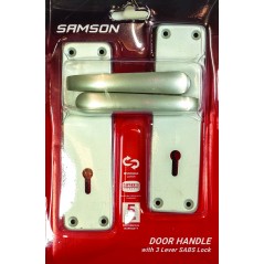 Samson Lock Set Key 3l Sabs Aluminium 6" Handle 2296, SAMSON - Cashbuild