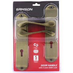 Samson Lock Set Key 3l Sabs Bari Antique Bronze, SAMSON - Cashbuild