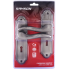 Samson Lock Set Key 3l Sabs Charlotte 8" Satin Nickle & Black Nickle, SAMSON - Cashbuild