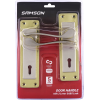 Samson Lock Set Key 3Lever SABS Cortana 6" Satin Nickle & Brass Plated - Cashbuild