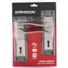 Samson Lock Set Key 3Lever SABS Cortana 6" Satin Nickle & Chrome Plated - Cashbuild