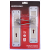 Samson Lock Set Key 3Lever SABS Cortana 8" Satin Nickle & Chrome Plated - Cashbuild